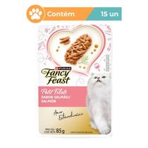 Ração Úmida Fancy Feast Petit Filet Salmão 15x85g