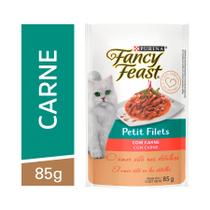 Ração Úmida Fancy Feast Petit Filets para Gatos Sabor Carne 85g