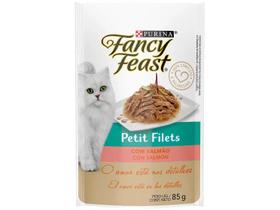 Ração Úmida Fancy Feast Petit Filets para Gatos Sabor Salmão 85g