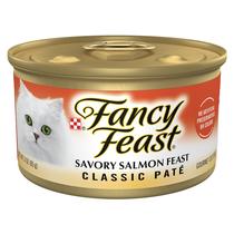 Ração Úmida Fancy Feast Salmão Patê para Gatos - 85g (24 Unidades)
