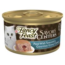 Ração Úmida Fancy Feast Savory Centers Pate Atum - 85g (Pacote com 24)
