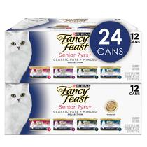 Ração Úmida Fancy Feast Senior 7+ para Gatos - Frango, Carne Bovina e Atum