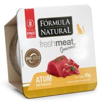 Ração Úmida Fórmula Natural Fresh Meat Gourmet Atum em Pedaços para Gatos Adultos - 70 g