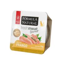Ração Úmida Fórmula Natural Fresh Meat Gourmet Patê Gatos Frango - 70g - Formula Natural