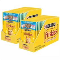 Ração Úmida Friskies Gatos Sachê Sabor Peixe Branco 85g - 30 Sachês Friskies Ração Úmida Friskies Gatos Sachê Sabor Peixe Branco 85g - 30 Sachês Friskies