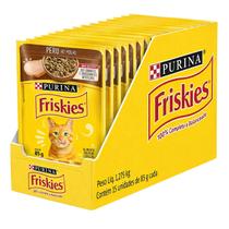 Ração úmida Friskies Sabores Variados para Gatos 15x85 g
