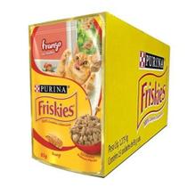 Ração Úmida Friskies Sachê para Gatos Adultos caixa com 15un - Nestlé Purina