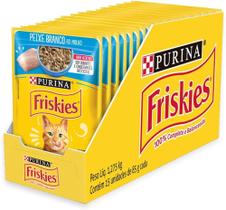 Ração Úmida Friskies Sachê para Gatos Adultos caixa com 15un - Nestlé Purina - Nestlé Purina Friskies