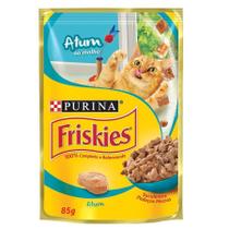 Ração Úmida Friskies Sachê para Gatos Adultos Sabor Atum ao Molho - 85g - 1 unidade