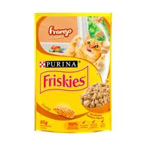 Ração Úmida Friskies Sachê para Gatos Adultos Sabor Frango ao Molho 85g