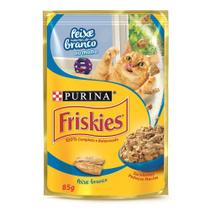 Ração Úmida Friskies Sachê para Gatos Adultos Sabor Peixe ao Molho - 85g - 1 unidade Ração Úmida Friskies Sachê para Gatos Adultos Sabor Peixe ao Molho - 85g - 1 unidade