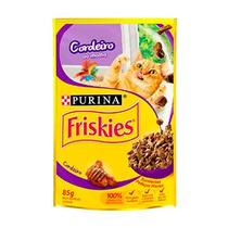 Ração Úmida Gato Ad Sachê Friskies Cordeiro 85g
