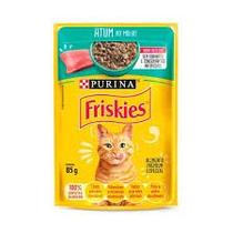Ração Úmida Gatos Adultos FRISKIES Atum 85g com 10 unidades