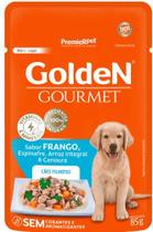 RAÇÃO ÚMIDA GOLDEN GOURMET CÃES 85g- SABOR FRANGO FILHOTES - KIT C/10