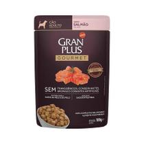 Ração Úmida Gran Plus Sachê Cães Gourmet Adultos Salmão - 100g Ração Úmida Gran Plus Sachê Cães Gourmet Adultos Salmão - 100g