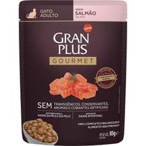 Ração Úmida Granplus Gatos Adultos Sachê Sabor Salmão 85g Ração Úmida Granplus Gatos Adultos Sachê Sabor Salmão 85g