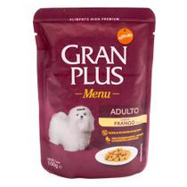 Ração Úmida Granplus Gourmet para Cães Adultos sabor Frango 100g