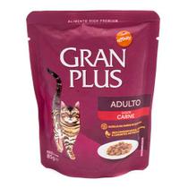 Ração Úmida Granplus Gourmet para Gatos Adultos sabor Carne 85g