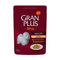 Ração Úmida GranPlus Gourmet Sachê para Cães Adultos Sabor Frango - 100g Ração Úmida GranPlus Gourmet Sachê para Cães Adultos Sabor Frango - 100g