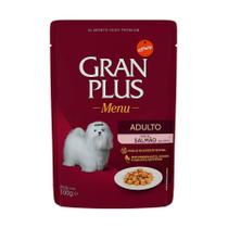 Ração Úmida GranPlus Gourmet Sachê para Cães Adultos Sabor Salmão - 100g