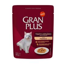 Ração Úmida GranPlus Gourmet Sachê para Gatos Adultos Trato Urinário Sabor Frango - 85g - Gran Plus