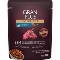 Ração Úmida GranPlus Gourmet Sachê para Gatos Castrados Sabor Ovelha - 85g - Gran Plus Ração Úmida GranPlus Gourmet Sachê para Gatos Castrados Sabor Ovelha - 85g - Gran Plus