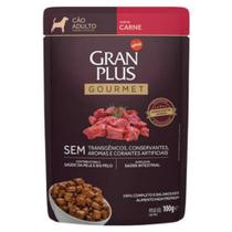 Ração Úmida GranPlus Sachê Gourmet Carne para Cães Adultos - GRAN PLUS