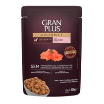 Ração Úmida GranPlus Sachê Gourmet Salmão para Cães Adultos 100g - HercoSul