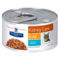 Ração Úmida Hill's Prescription Diet Lata Sabor Atum k/d Cuidado Renal para Gatos - 82 g