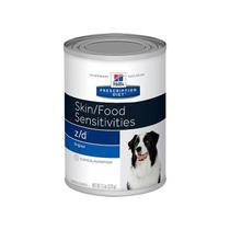 Ração Úmida Hill's Prescription Diet Lata z/d Alergia Alimentar e Pele para Cães Adultos - 370 g