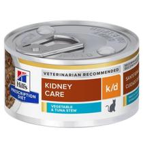 Ração Úmida Hills Kidney Care k/d Sabor Atum e Vegetais para Gatos Adultos