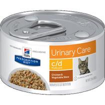 Ração Úmida Hills Prescription Diet C/D Cuidado Urinário Gatos sabor Frango 82g