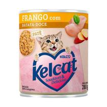 Ração Úmida Kelcat para Gatos sabor Frango e Batata Doce 280g Ração Úmida Kelcat para Gatos sabor Frango e Batata Doce 280g