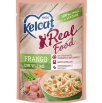 Ração Úmida Kelcat Real Food Frango com Arroz e Vegetais 85g - Kelco