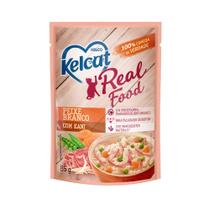 Ração Úmida Kelcat Real Food Para Gatos com Paladares Exigentes Sabor Peixe com Kani 85g - KELDOG