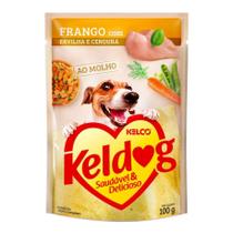 Ração Úmida Keldog Frango Com Ervilha e Cenoura 100g