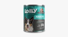Ração umida lata lolly dog adulto cordeiro 280g