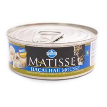 Ração Úmida Lata Matisse Bacalhau Mousse para Gatos 85g