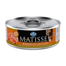 Ração Úmida Lata Matisse para Gatos Mousse Frango 85g Ração Úmida Lata Matisse para Gatos Mousse Frango 85g