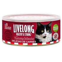 Ração Úmida Livelong para Gatos Delícias de Carne 150g
