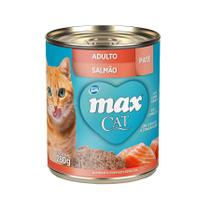 Ração Úmida Max Cat para Gatos Adultos sabor Salmão 280g - 1 unidade