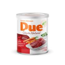 Ração Úmida Natural Due Carne/Cenoura E Espinafre Cães 300Gr