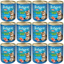 Ração Úmida Natural Gatos Adulto Frango Patê Kit 12 Latas