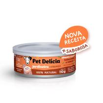 Ração Úmida Natural Pet Delícia Jardineira de Frango para Cães Adultos 110 g