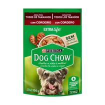 Ração Úmida Nestlé Purina Dog Chow para Cães Adultos Sabor Cordeiro 100g - 1 Unidade