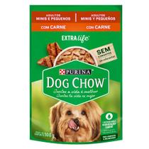 Ração Úmida Nestlé Purina Dog Chow Sachê Carne para Cães Adultos Raças Minis e Pequenas - 100 g