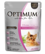 Ração Úmida Optimum Gatos Filhotes Sabor Frango - 85g - 1 unidade