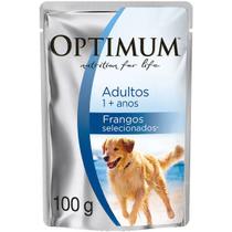 Ração Úmida Optimum para Cães Adultos Sabor Frango 100g