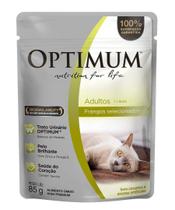 Ração Úmida Optimum para Gatos Adultos Sabor Frango - 85g - 1 unidade Ração Úmida Optimum para Gatos Adultos Sabor Frango - 85g - 1 unidade