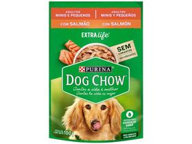 Ração Úmida para Cachorro Adulto Sachê Dog Chow - ExtraLife Salmão 100g